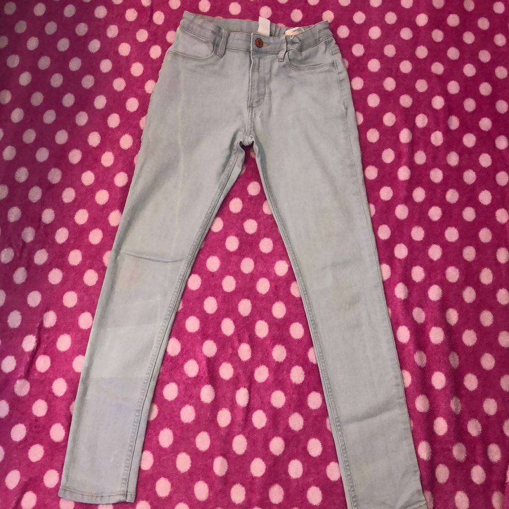 Light blue jeans